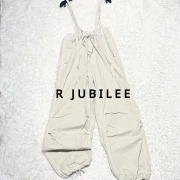 R JUBILEE R 쥬빌리 린넨 밀리터리 오버롤