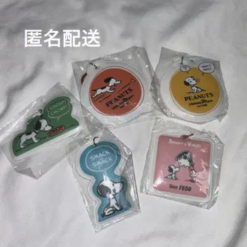 PEANUTS 스누피 70주년 가챠 메지루시 참 5종