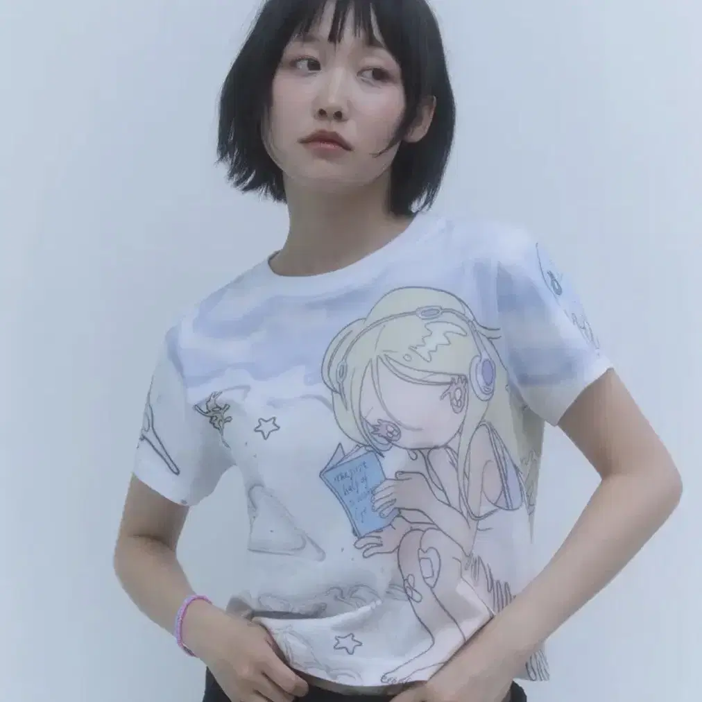 KIRSH | 키르시 Kirsh Sun One Bird Big Oversized Graphic T