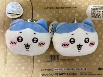 치이카와 봉제 인형 패스 케이스 하치와레 2개 세트