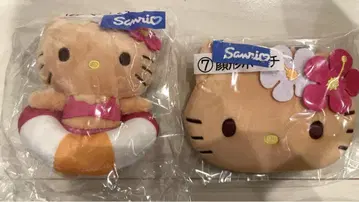 산리오 당첨 복권 일광화상 키티 복권 마스코트 얼굴 모양 파우치 세트
