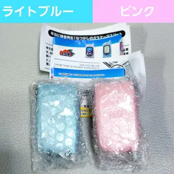 정말 녹음 재생! 그리운 피처폰 마스코트 핑크 라이트 블루