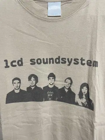 빈티지 Lcd Soundsystem 밴딩 티셔츠 DFA