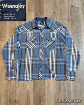 90s [랭글러] 헤비 플란넬 웨스턴 셔츠