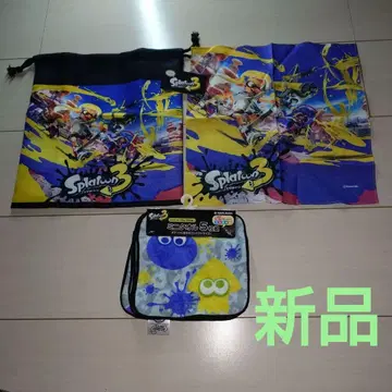 Splatoon 3 복조리 주머니와 손수건 미니 타월 5장 세트
