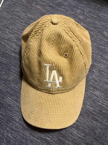 LA 로고 자수 코듀로이 캡 9TWENTY