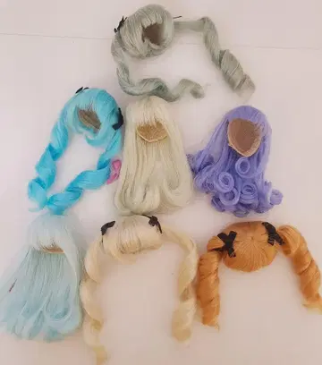아마무스 커스텀 인형용 가발 7개 세트