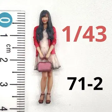 1/43 71-2 피규어 완제품 미니카, 디오라마에 1/64보다 큽니다.