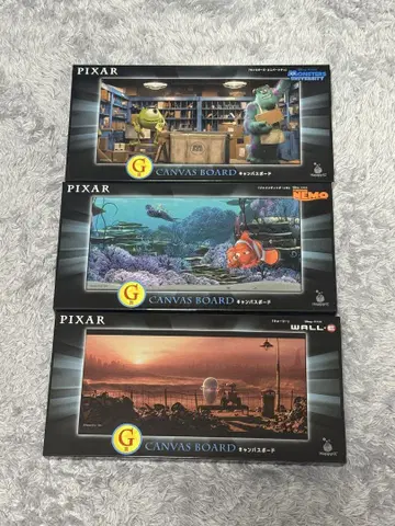 PIXAR 캔버스 보드 3개 세트