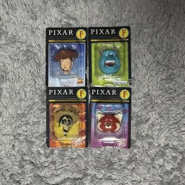 픽사 캐릭터 핀 배지 4개 세트