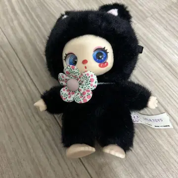LIILA TOYS 검은 강아지 봉제 인형
