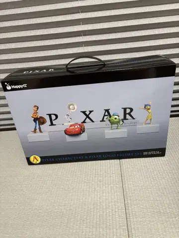 미개봉 해피 복권 A상 픽사 캐릭터 & 픽사 로고 피규어 세트