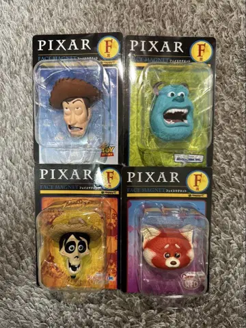Happy 복권 PIXAR 2025 픽사 F상 페이스 마그넷 전 4종