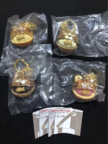 CAT&BAKES9456 도라네코 빵 마스코트 전 4종 컴프