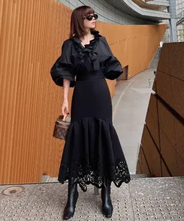 eimy istoire 다마스크 컷 머메이드 스커트