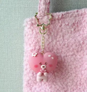 BTS FIGURE KEYRING CHERRY BLOSSOM TATA