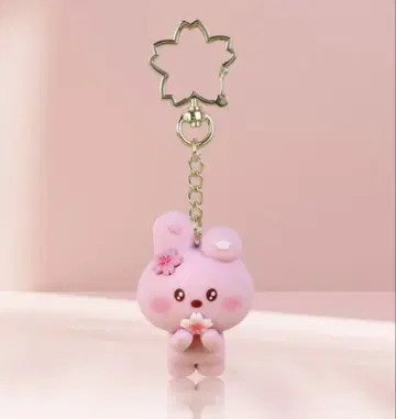 BTS FIGURE KEYRING CHERRY BLOSSOM COOKY