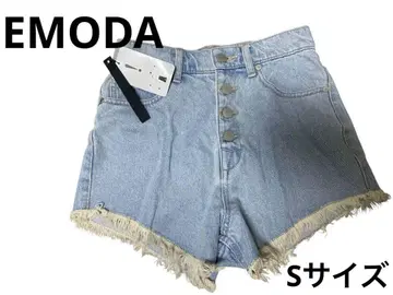 EMODA 데님 숏 팬 S 사이즈