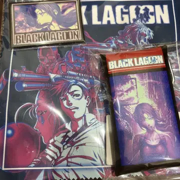 DMM 스크래치 BLACK LAGOON 블랙 라군 캔뱃지 레비