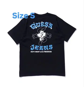 GUESS JEANS 블랙 티셔츠 S 사이즈