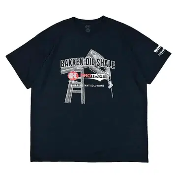 00s 빈티지 티셔츠 미국 기업 로고 빅 실루엣 2XL
