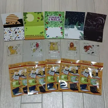 라이온 킹 아크릴 스탠드 세리아 컴플리트 세트
