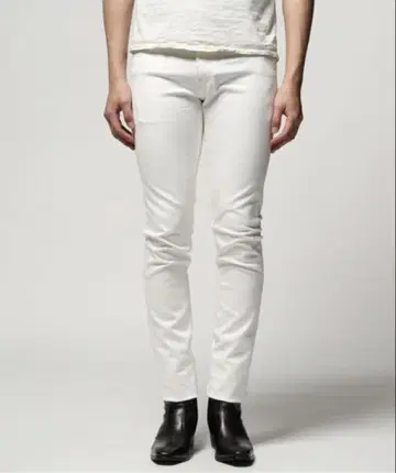 LITHIUM HOMME white skinny 28inch 새상품