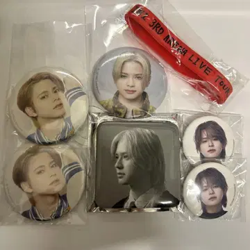INI 마츠다 슌 XQUARE 캔뱃지 러버 밴드 러버반