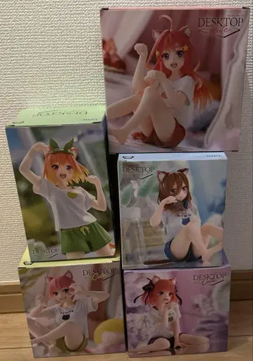 5등분의 신부 Desktop Cute 피규어 컴프 세트