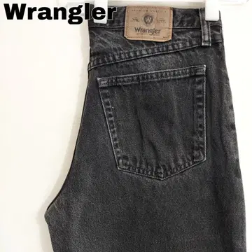 Wrangler 랭글러 W30 블랙 데님 하의 검정 13511