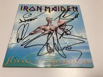 레어 Iron Maiden 사인 포함 CD 아이언 메이든