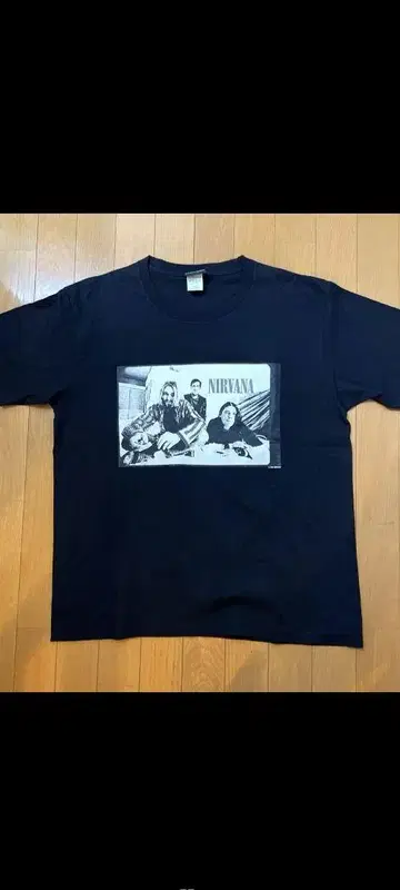 90s NIRVANA 티셔츠 카피라이트 1996년 제작