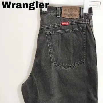 Wrangler 랭글러 W33 블랙 데님 하의 블랙 13510