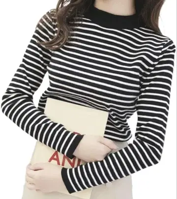 [KumiModa] 스웨터 여성용 니트 하프 터틀넥