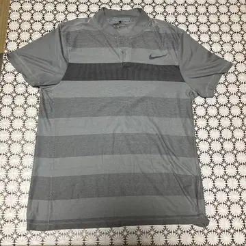 Nike 스트라이프 폴로 셔츠 그레이