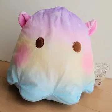 멘다코 귀가 있는 그라데이션 봉제 인형