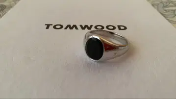 TOMWOOD 블랙 오닉스 실버 반지