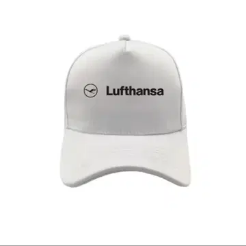 Lufthansa 루프트한자 항공 화이트 캡 야구 모자