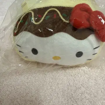오사카 한정판 지역 특산품 키티 헬로키티 미니 쿠션 타코야키
