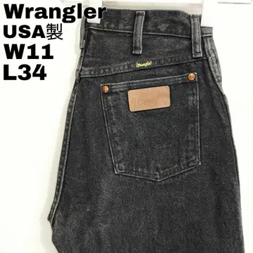 랭글러 W11 블랙 데님 하의 90년대 USA제 블랙 13509