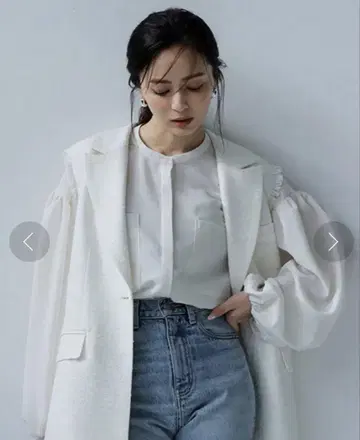 택 포함 새상품 트위드 테일러드 베스트