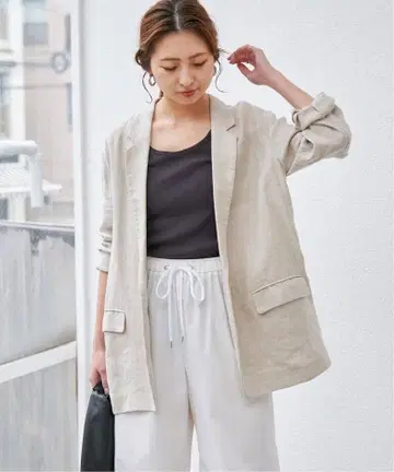 Spick & Span 린넨 에어리 자켓 스픽 앤 스팬 린넨