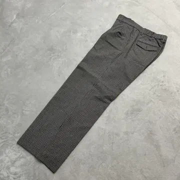 체크 무늬 와이드 팬츠 퍼블릭 도쿄