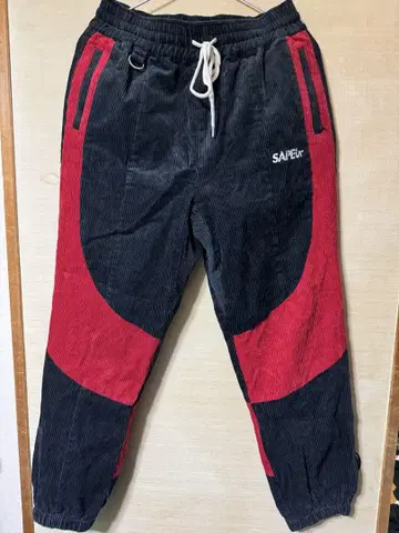 SAPEur 코듀로이 트랙 팬츠