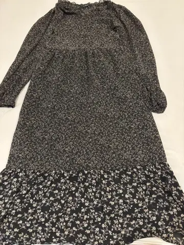 w closet 꽃무늬 긴팔 원피스