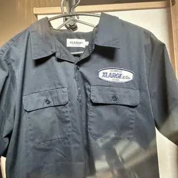 XLARGE 반팔 셔츠 블랙