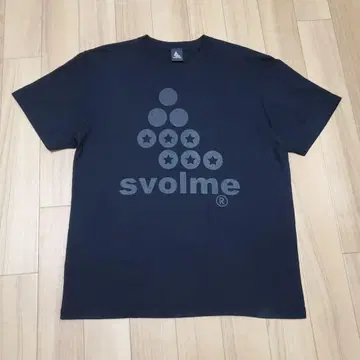 새상품급 스볼메 svolme 로고 프린트 티셔츠