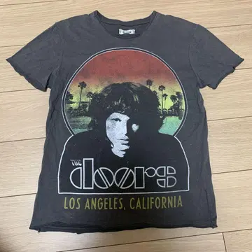 The Doors 티셔츠 다크 그레이 헬스장 모리슨