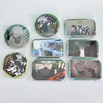 NARUTO 캔뱃지 카카시 세트