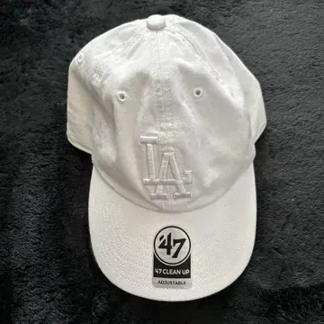 47 LA 화이트 야구 모자